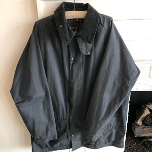 Men’s Navy Barbour Wax Beaufort Jacket C46/117cm